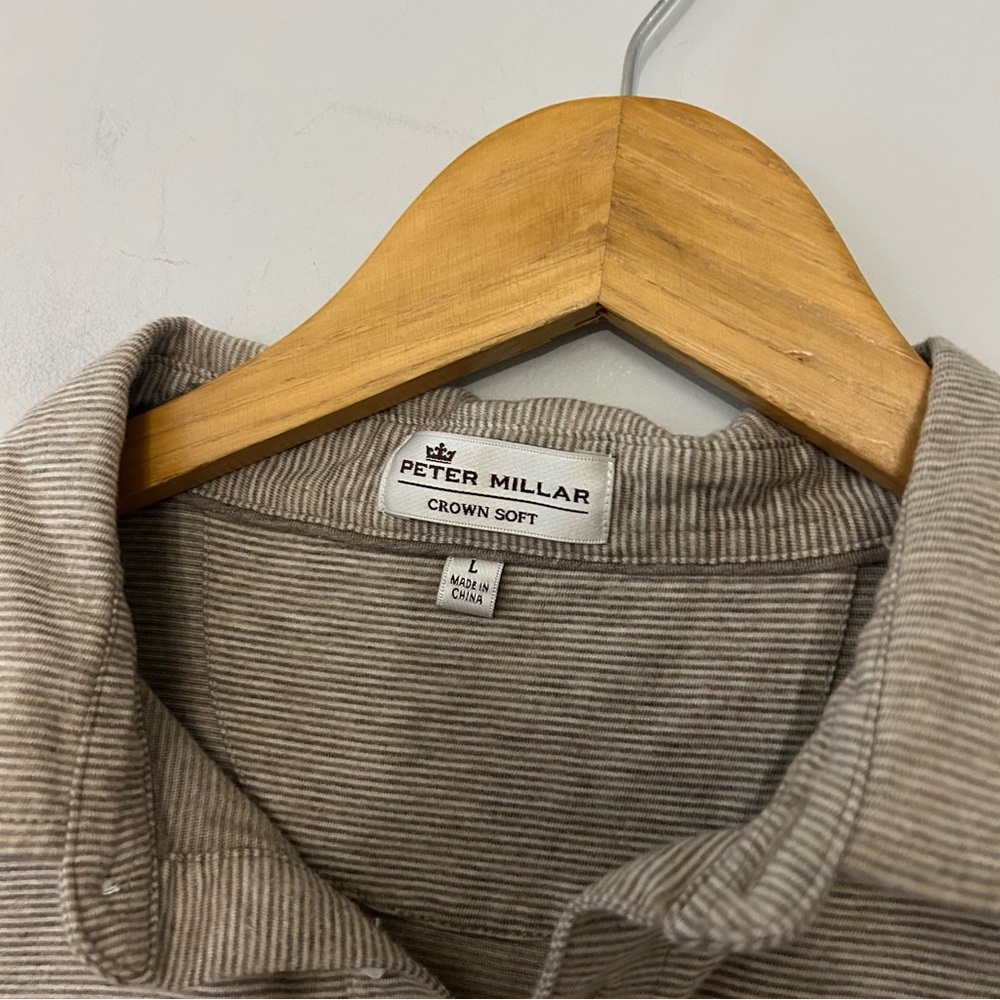 Peter Millar Crown Soft Pima Cotton and Silk Blend Polo Shirt - Picture 5 of 5